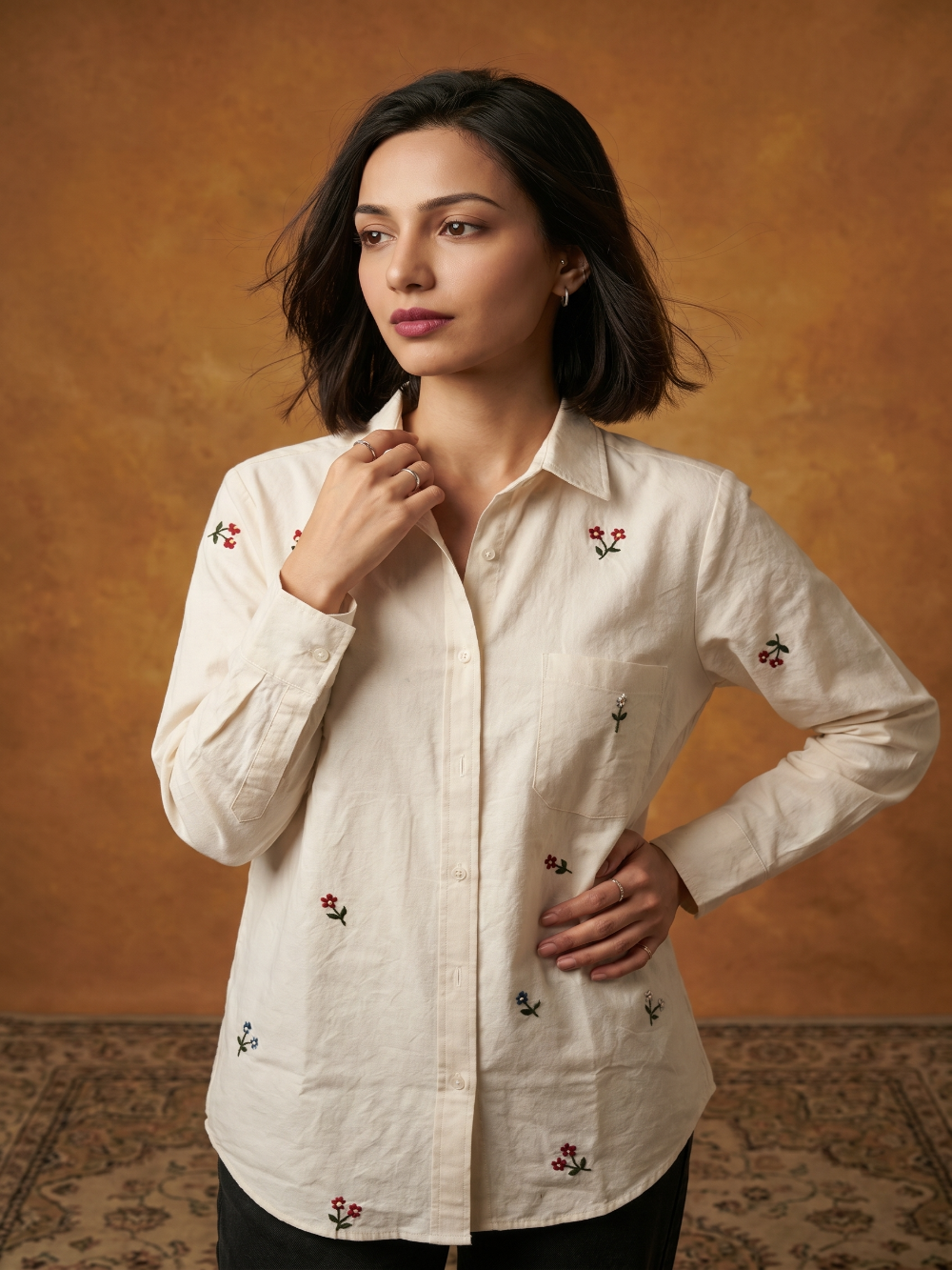 Hand Embroidery Shirt