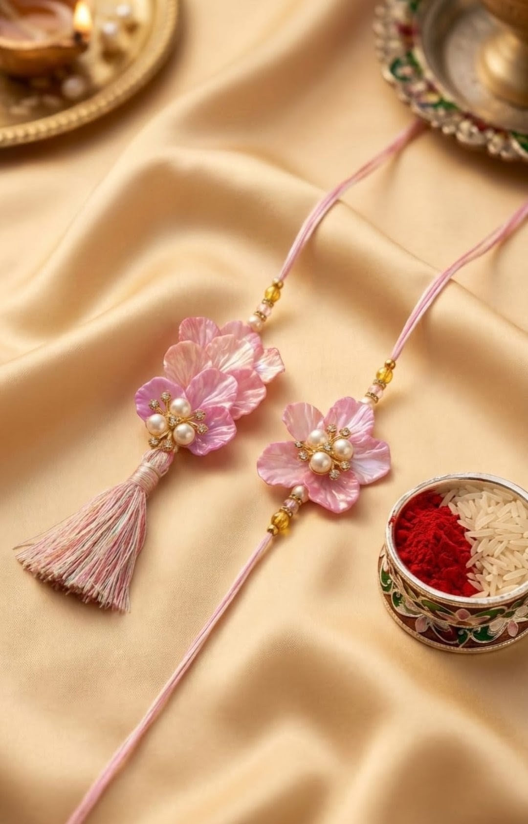 Set of 2 Bhaiya Bhabhi Rakhi
