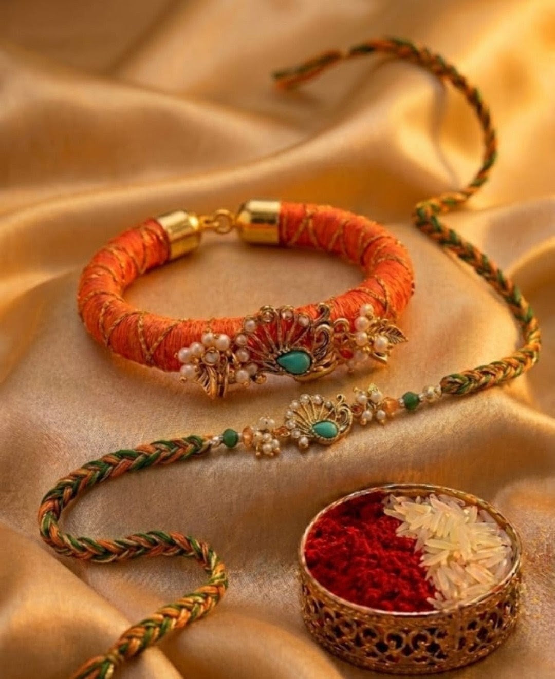 Set of 2 Bhaiya Bhabhi Rakhi