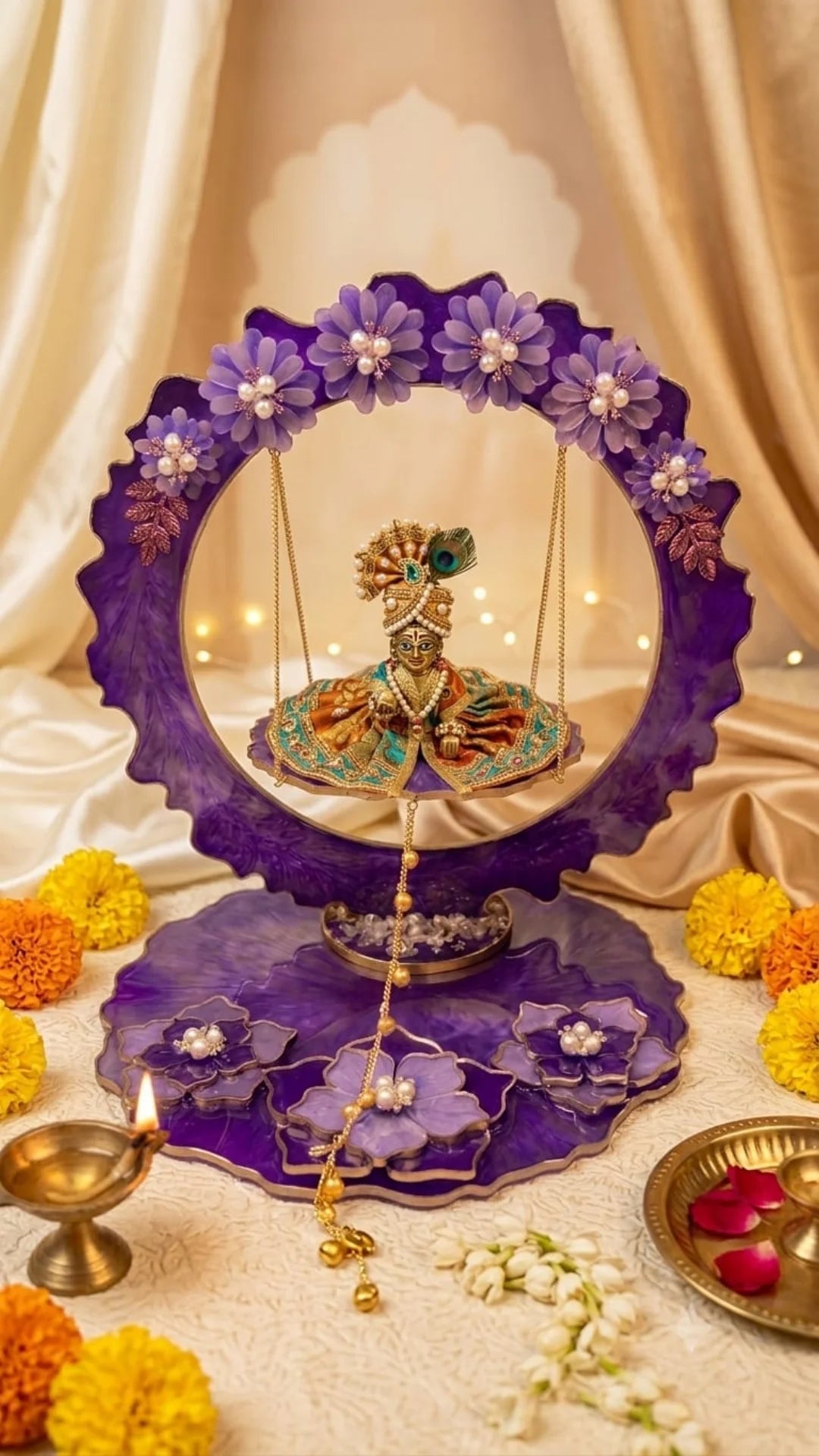 Resin Kanha Ji Jhoola