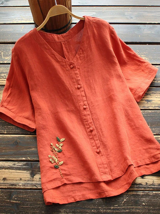 LONG HAND EMBROIDERY TOP
