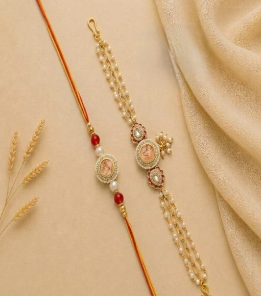 Set of 2 Bhaiya Bhabhi Rakhi