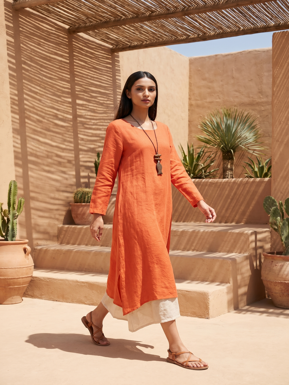 Double Layer cotton dress