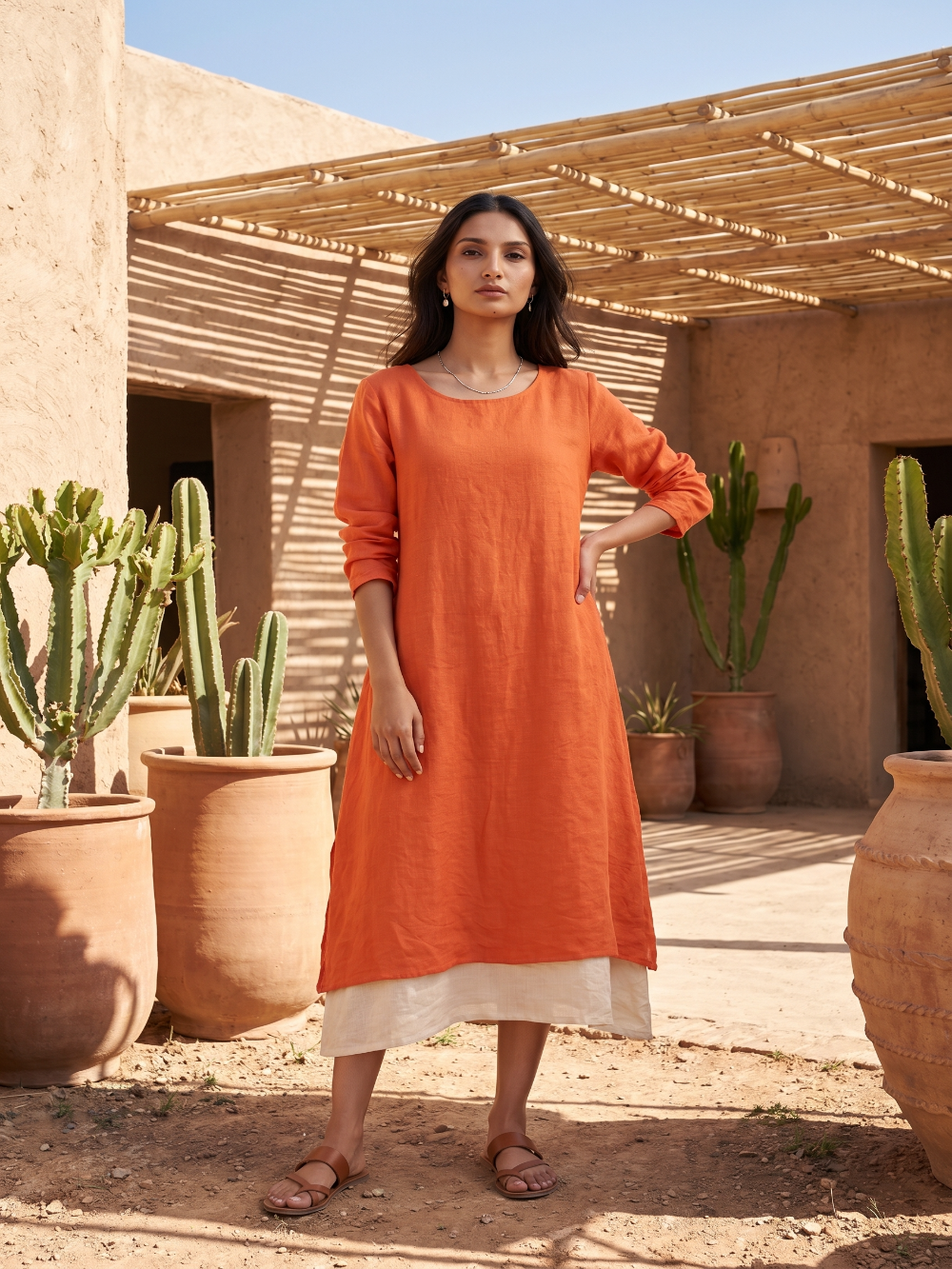 Double Layer cotton dress
