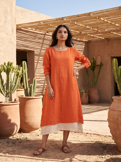 Double Layer cotton dress
