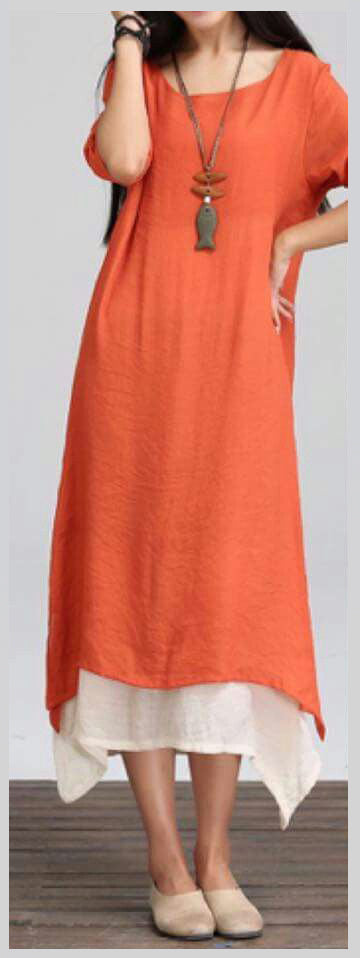 Double Layer cotton dress