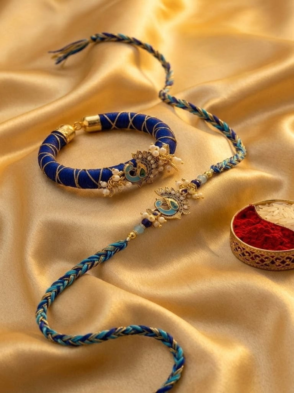 Set of 2 Bhaiya Bhabhi Rakhi