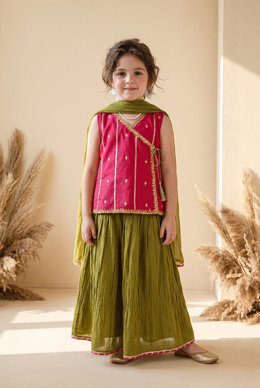 Kids Sharara Set with dupatta