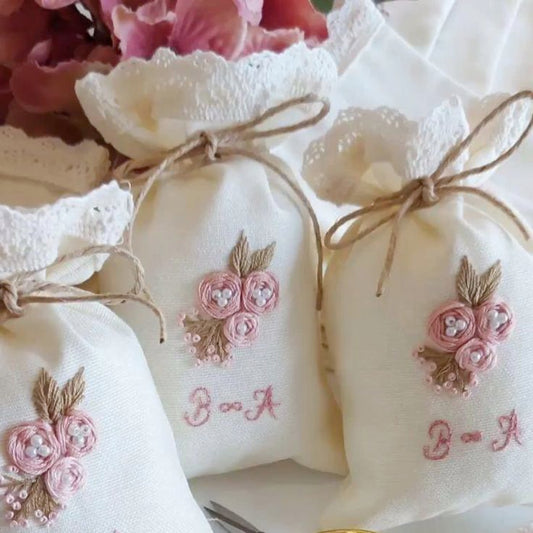 Set of 3 Hand Embroidery Customized Polti