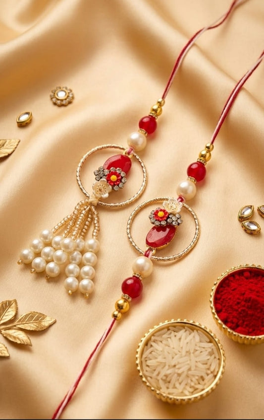 Set of 2 Bhaiya Bhabhi Rakhi