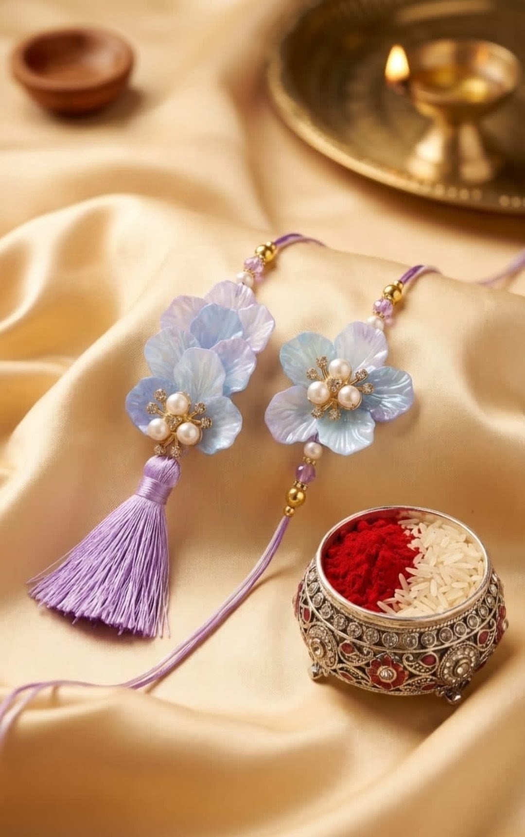 Set of 2 Bhaiya Bhabhi Rakhi